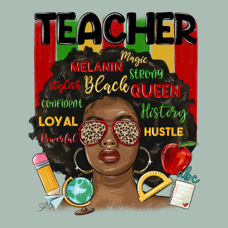 Black Woman Teacher Classic Tee by MaliasSmallBusiness | Teevron