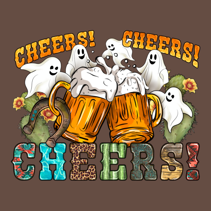 Western Cheers With Ghosts Long Sleeve Tee by NancyCooperArtShop | Teevron
