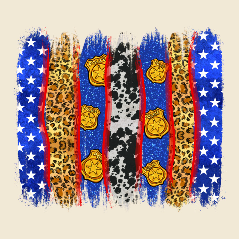 American Police Brushstrokes Ladies Tee by Neo Western | Teevron