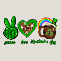 Peace Love Luck St. Patrick's Day Heavy Core Tee | Teevron