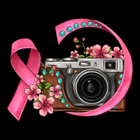 Floral Cancer Ribbon Vintage Camera Premium Tee | Teevron