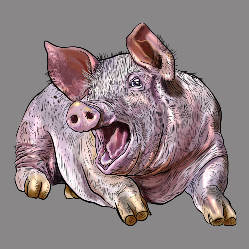 Landrace Pig Vintage Tee by LillyAllenDesigns | Teevron