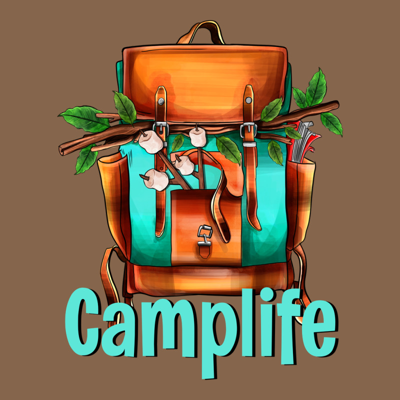 Camp Life Camp Backpack Premium Tee by AdoDesignShop | Teevron