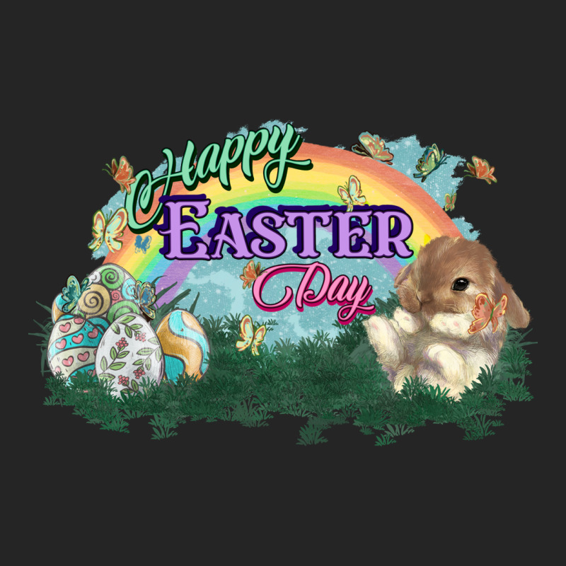 Happy Easter Day Rainbow Premium Hoodie by HowdyJamesFarm | Teevron