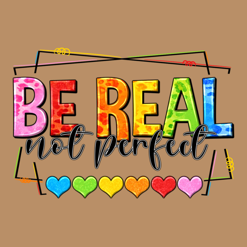 Be Real Not Perfect Vintage Hoodie by NancyCooperArtShop | Teevron