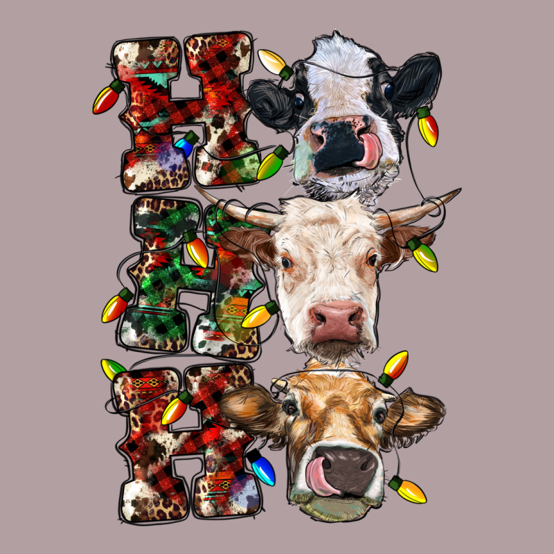 Ho Ho Ho Cows Vintage Hoodie by RanaPortraitStore | Teevron