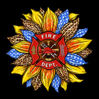 Firefighter Sunflower Premium Tee | Teevron