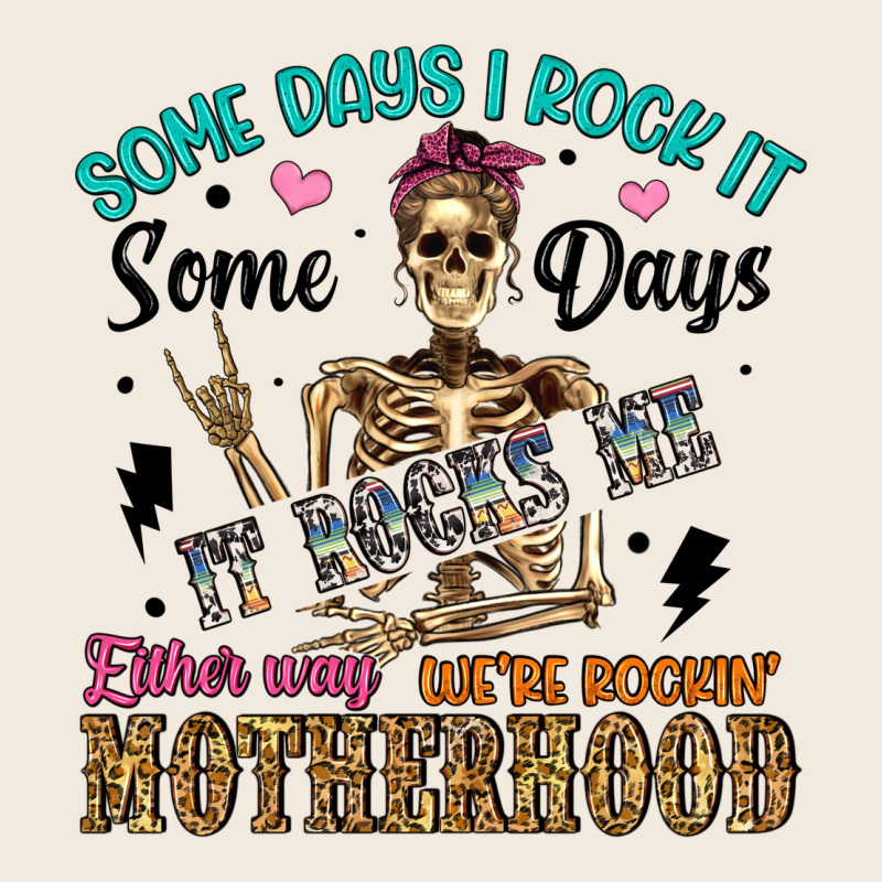 Some Days I Rock It Some Days It Rocks Me Either W Zipper Hoodie by Artiststas | Teevron