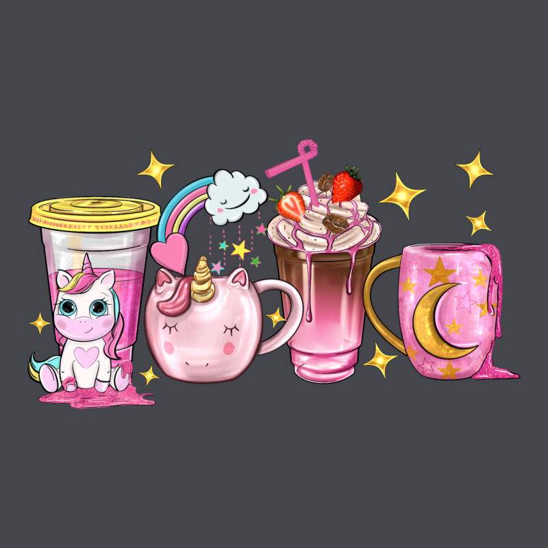Unicorn Coffee Cups Long Sleeve Tee by NancyCooperArtShop | Teevron
