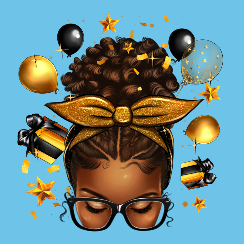 New Year's Eve Afro Messy Bun Premium Sweatshirt by texasbilliewilder | Teevron