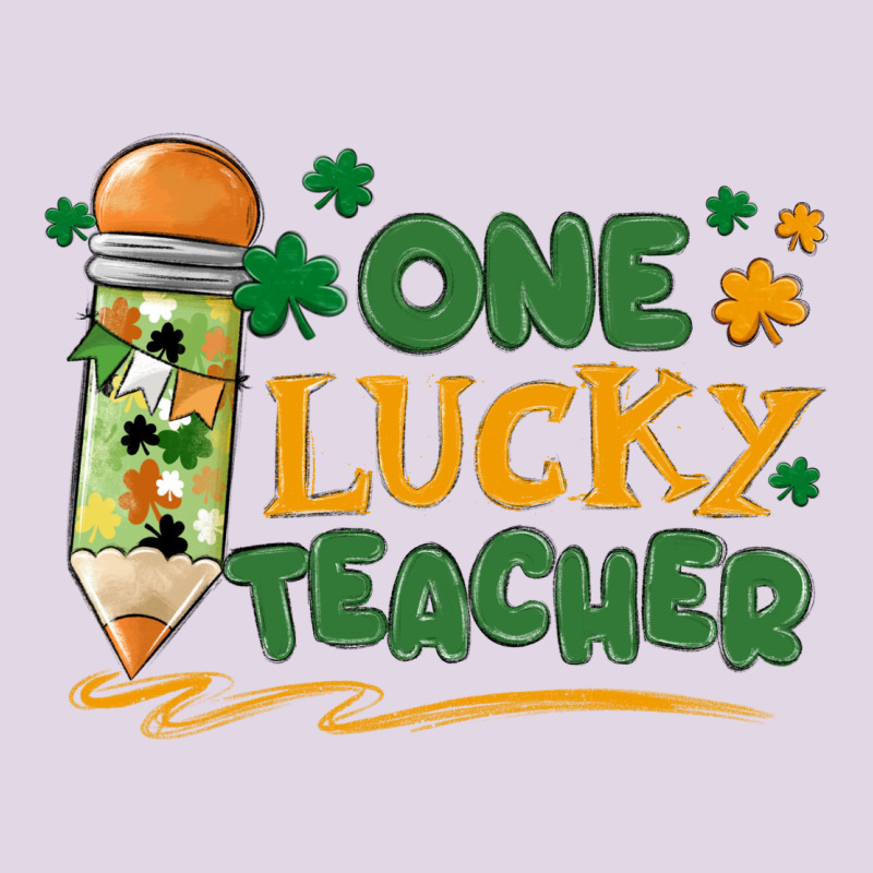 One Lucky Teacher Classic Tee by MaliasSmallBusiness | Teevron
