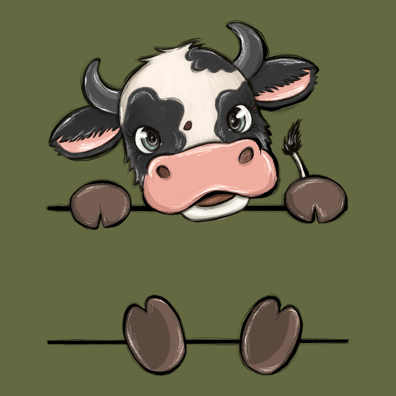 Custom Cow Long Sleeve Tee by MaliasSmallBusiness | Teevron