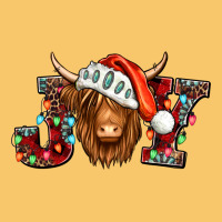Joy Christmas Shaggy Cow Vintage Hoodie | Teevron
