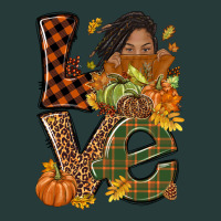 Love Fall With Afro Woman Premium Sweatshirt | Teevron