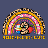 Back To School Rainbow Hello Second Grade Vintage Tee | Teevron