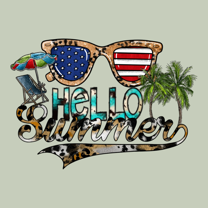 Hello Summer Ladies Tee by SublimationCraftShop | Teevron