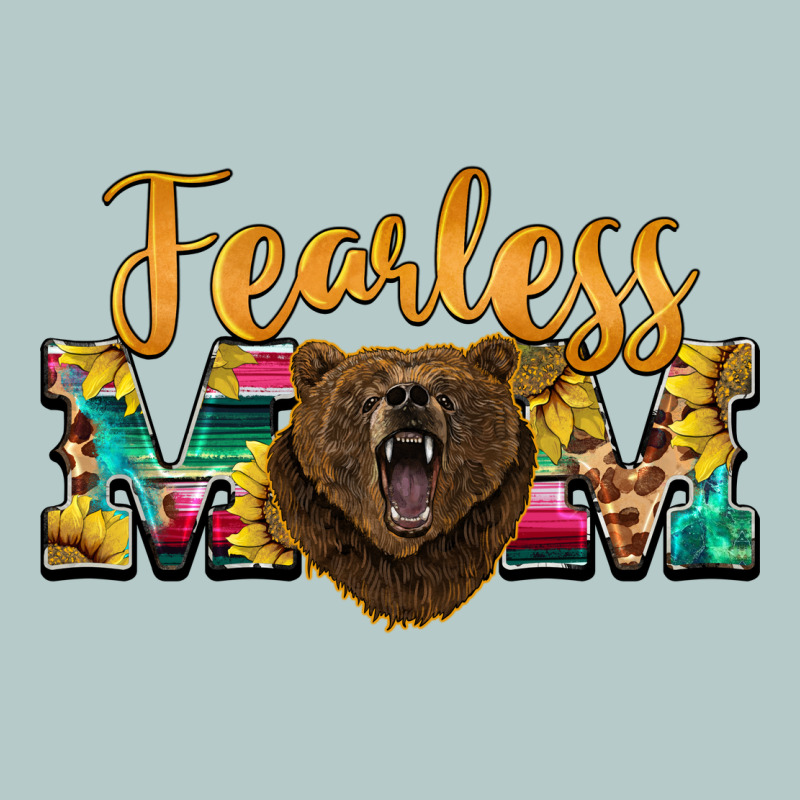 Fearless Mom Bear Heavy Core Tee by BarkalooDesign | Teevron