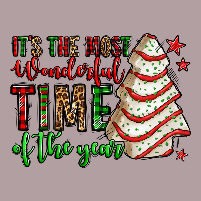It's The Most Wonderful Time Of The Year Christmas Tree Cake Vintage Hoodie by Jasminsmagicworld | Teevron