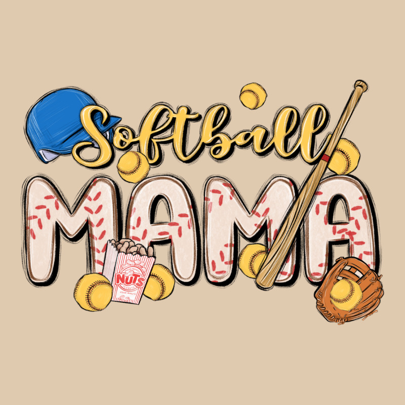 Softball Mama Heavyweight Sweatshirt by MaliasSmallBusiness | Teevron