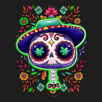 Mexican Day Of Dead Sugar Skull Heavyweight Hoodie | Teevron