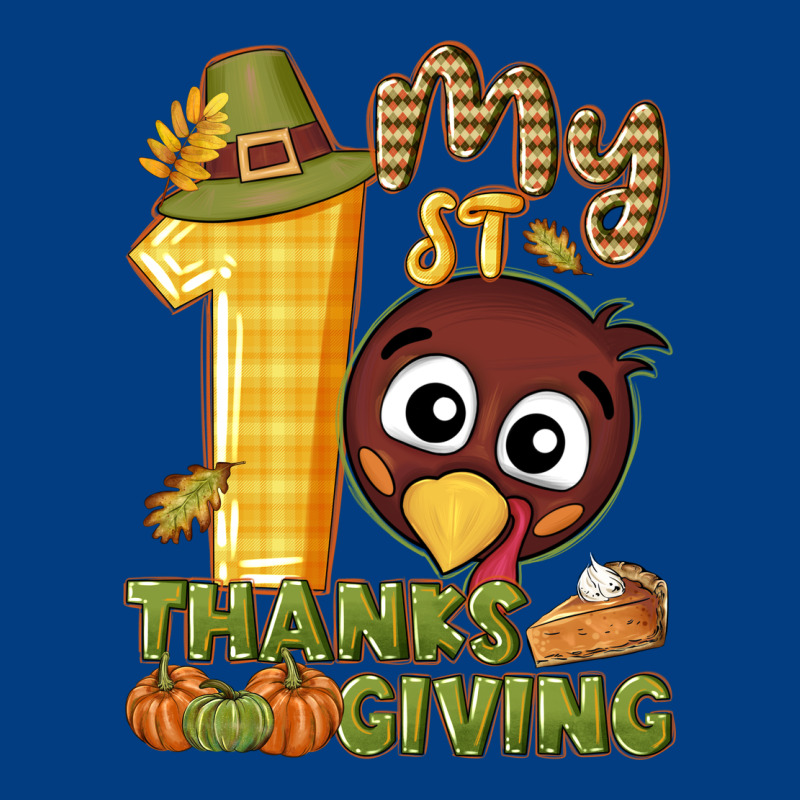 My 1st Thanksgiving With Turkey Premium Sweatshirt by NancyCooperArtShop | Teevron