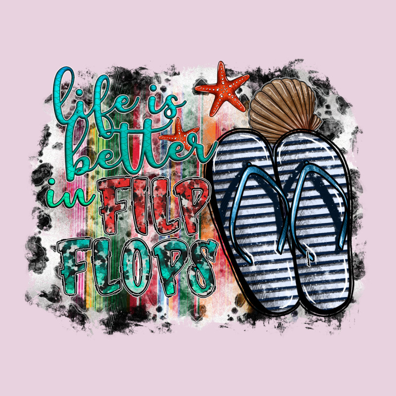 Life Is Better In Fılp Flops Ladies Tee by SublimationCraftShop | Teevron