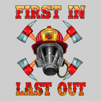 Firefighter Face Mask With Axes Premium Tee | Teevron