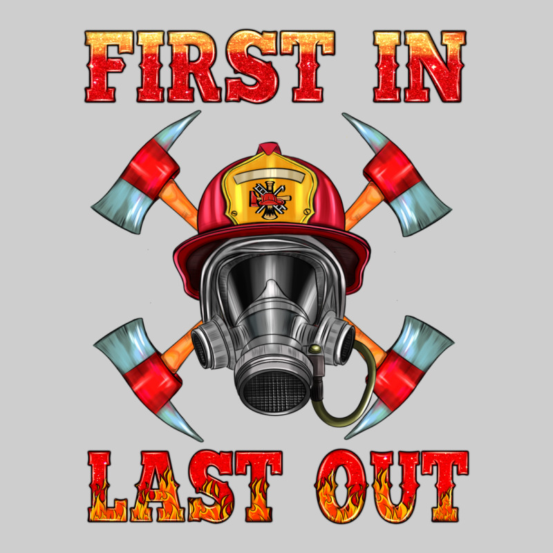 Firefighter Face Mask With Axes Premium Tee by HRA Design Shop | Teevron