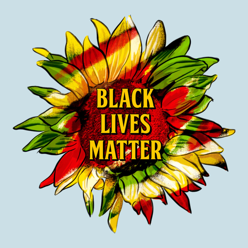 Black Lives Matter Sunflower Ladies Tee by HRA Design Shop | Teevron
