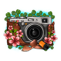 floral lotus leaf film roll vintage camera | Teevron