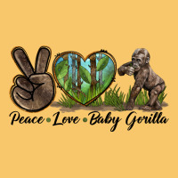 Peace Love Baby Gorilla Vintage Hoodie | Teevron