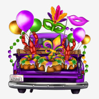 Mardi Gras Farm Truck Back View Urban Hoodie | Teevron