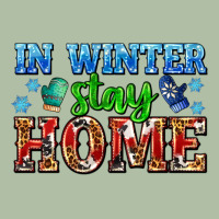 In Winter Stay Home With Gloves Urban Heavy Tee | Teevron