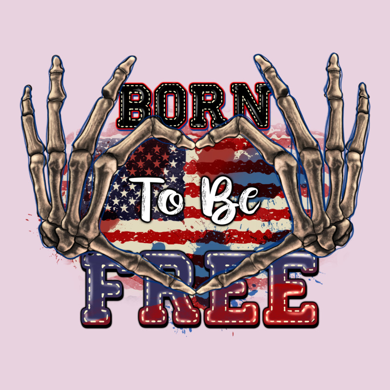 Born To Be Free 4th Of July Ladies Tee by CowGirlArtShop | Teevron