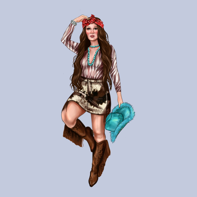 Western Cowgirl Long Sleeve Tee by NancyCooperArtShop | Teevron