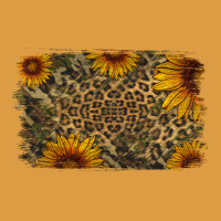 Camouflage Leopard Sunflower Background Urban Heavy Tee | Teevron