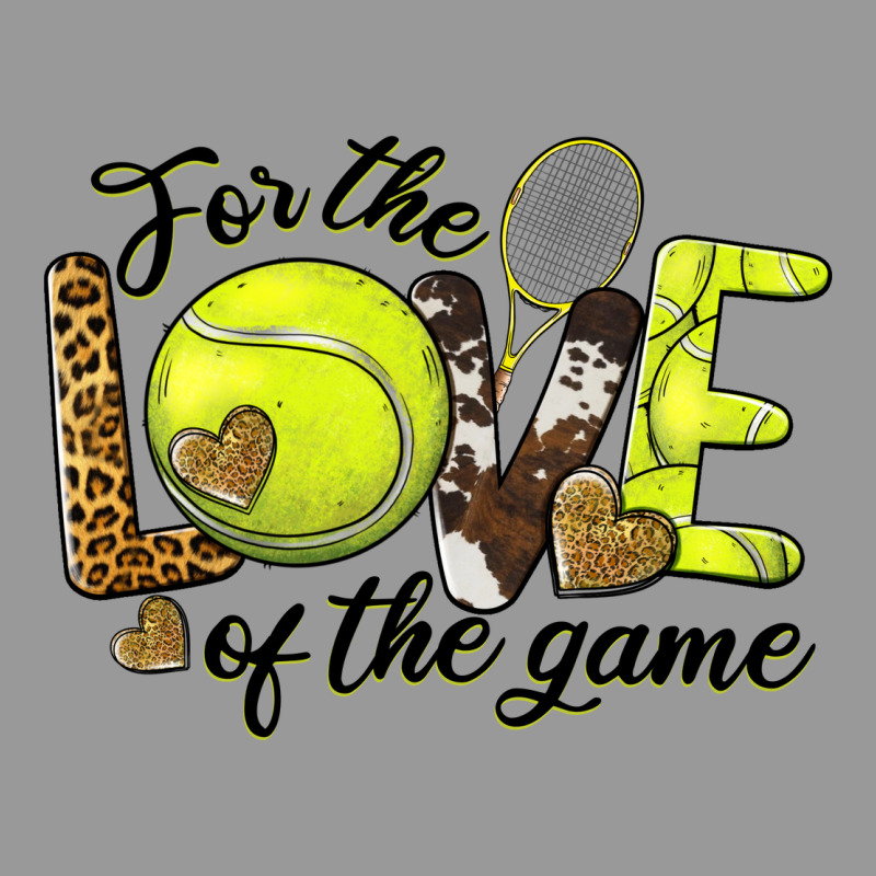 For The Love Of The Game Tennis Vintage Hoodie by BarkalooDesign | Teevron
