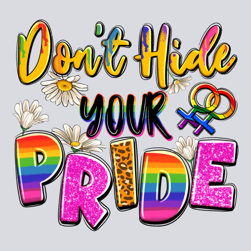 Don't Hide Your Pride Zipper Hoodie by Artiststas | Teevron