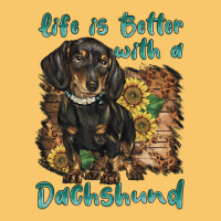 Life Is Better With A Dachshund Vintage Hoodie | Teevron