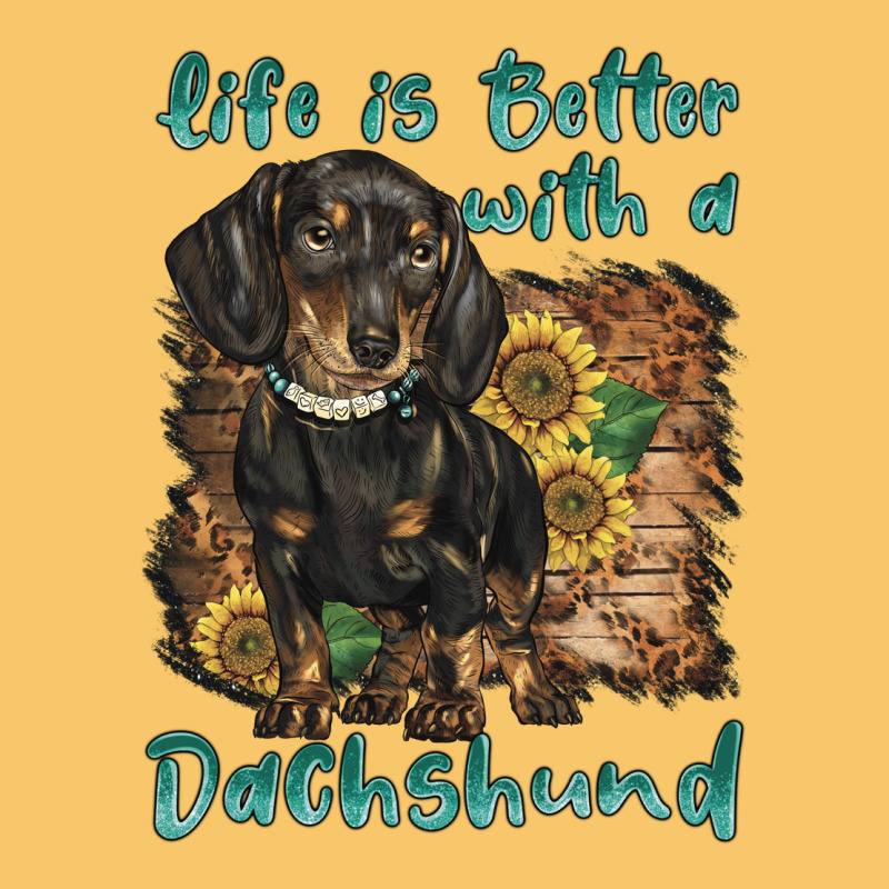 Life Is Better With A Dachshund Vintage Hoodie by BarkalooDesign | Teevron