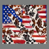 Cowhide Amerikan Flag Premium Hoodie | Teevron