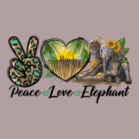 Peace Love Elephant Vintage Hoodie | Teevron