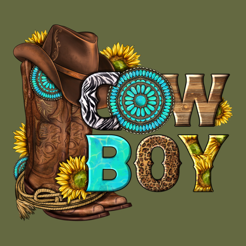 Western Cowboy Long Sleeve Tee by NancyCooperArtShop | Teevron