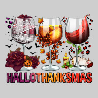 Hallothanksmas Halloween Thanksgiving  Christmas Wine Premium Tee | Teevron