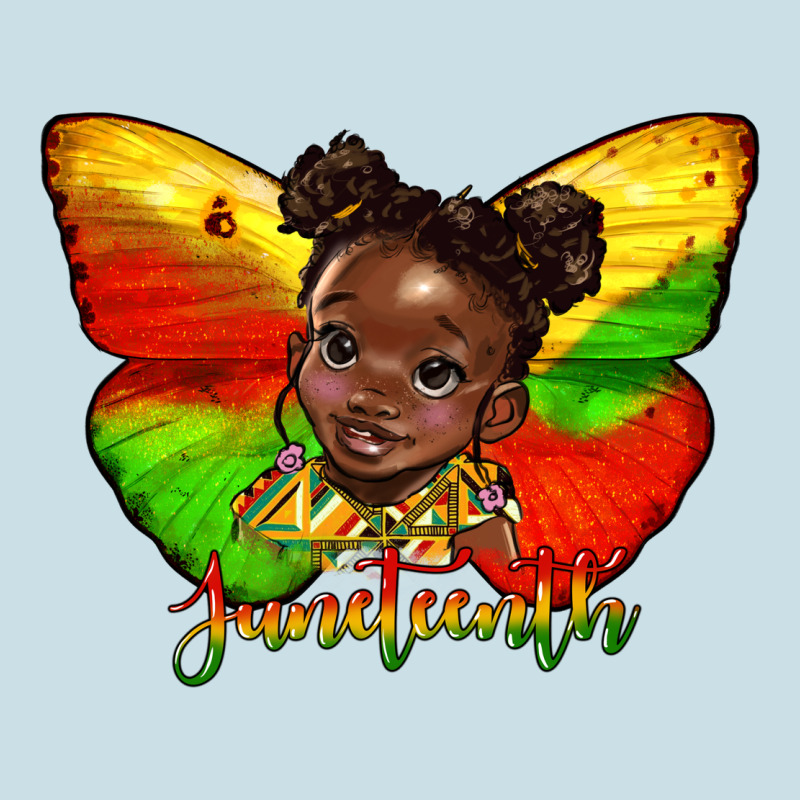 Juneteenth Butterfly Black Girl Ladies Tee by HRA Design Shop | Teevron