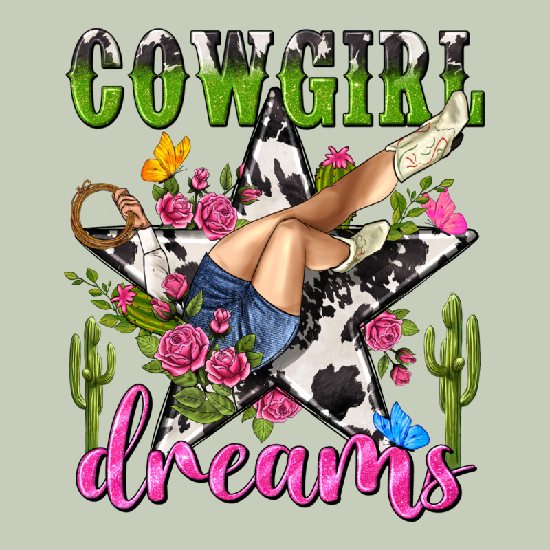 Western Rodeo Cowgirl Dreams Long Sleeve Tee by NancyCooperArtShop | Teevron