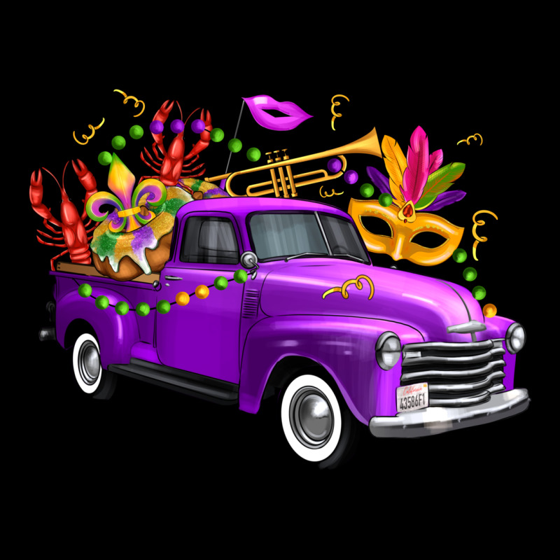 Mardi Gras Truck King's Cake Urban Hoodie by FaDigitalArtStudio | Teevron