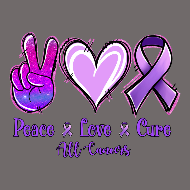 Peace Love Cure All Cancers Urban Heavy Tee by Jasminsmagicworld | Teevron