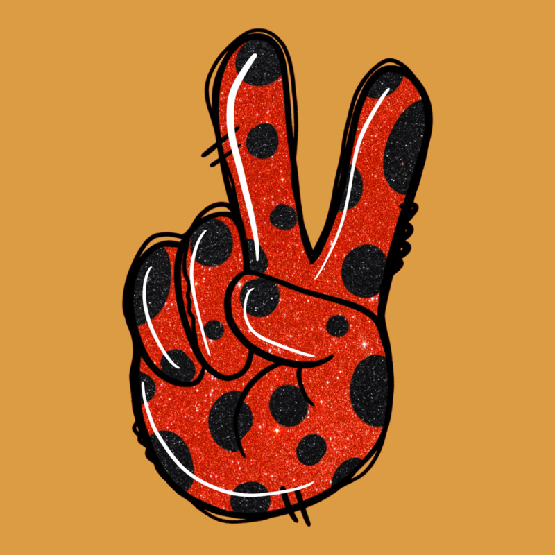 Ladybug Peace Sign Urban Heavy Tee by Jasminsmagicworld | Teevron