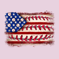 Baseball American Flag Ladies Tee | Teevron